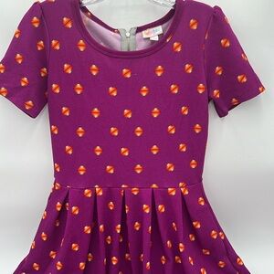 LuLaRoe size Small Amelia dress. Zip up back & pockets